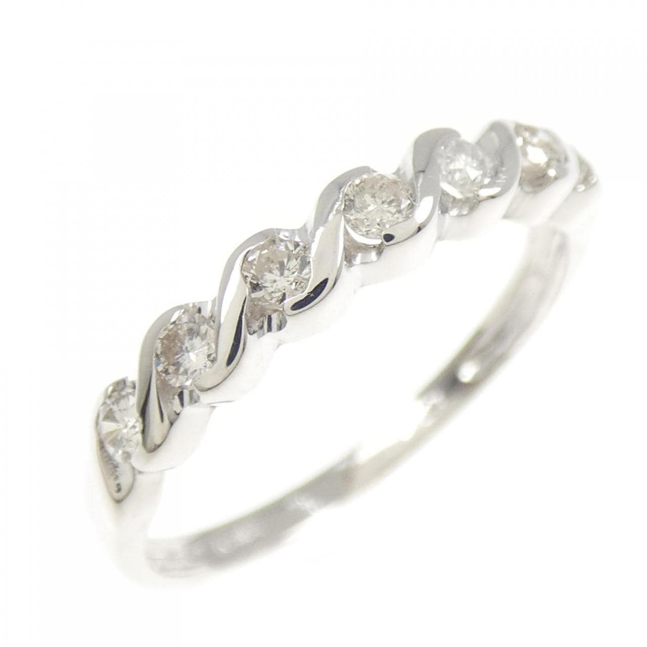 K18WG ダイヤモンド リング 0.21CT