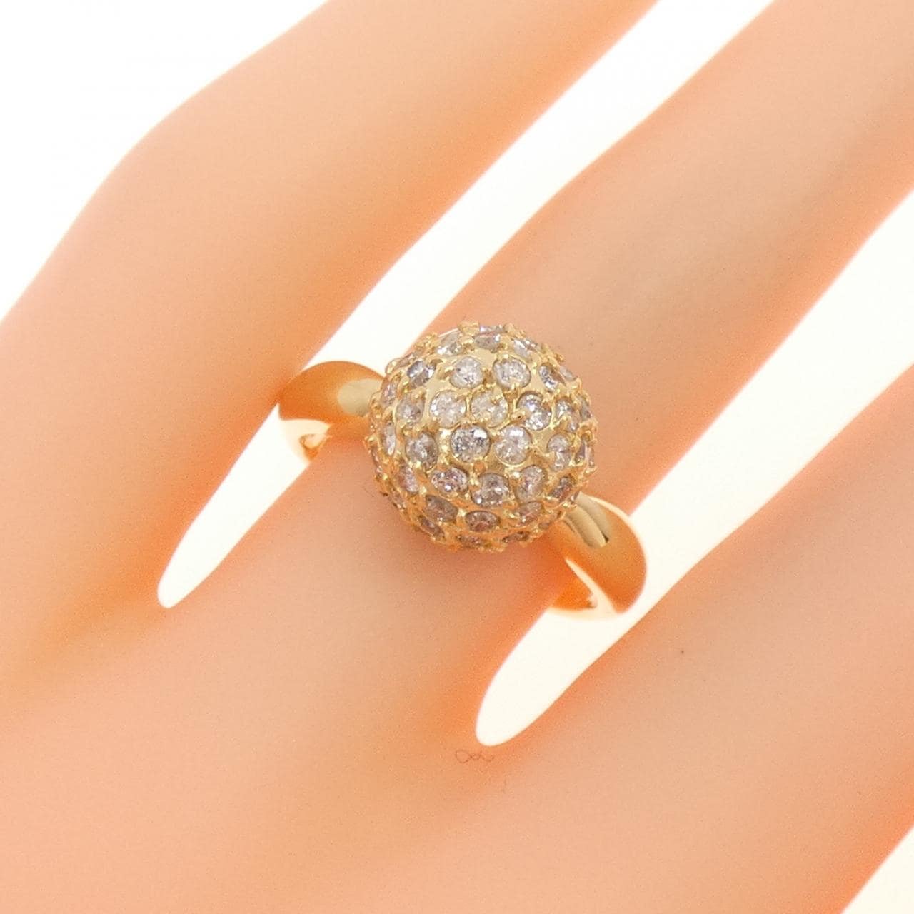 K18YG ダイヤモンド リング 1.00CT