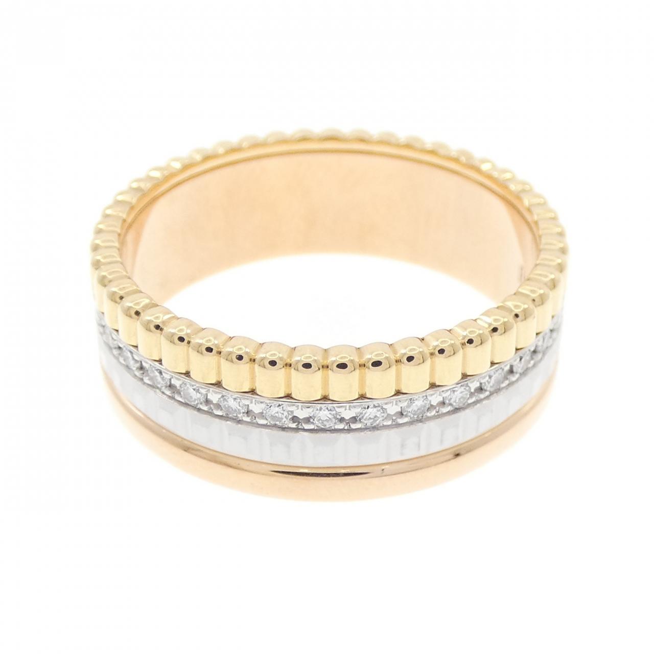 ブシュロン キャトル ホワイト スモール リング