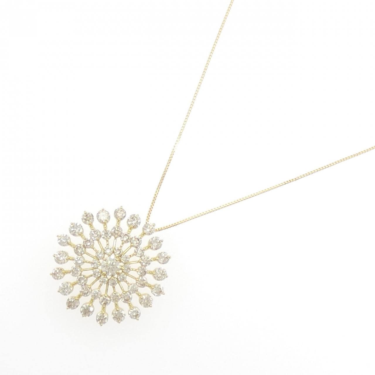 K18YG ダイヤモンド ネックレス 2.00CT