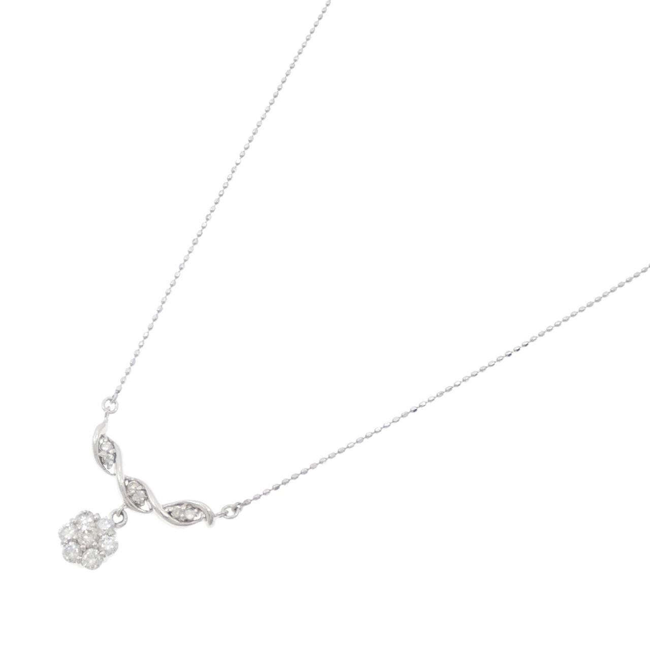 PT900/PT850 ダイヤモンド ネックレス 0.41CT