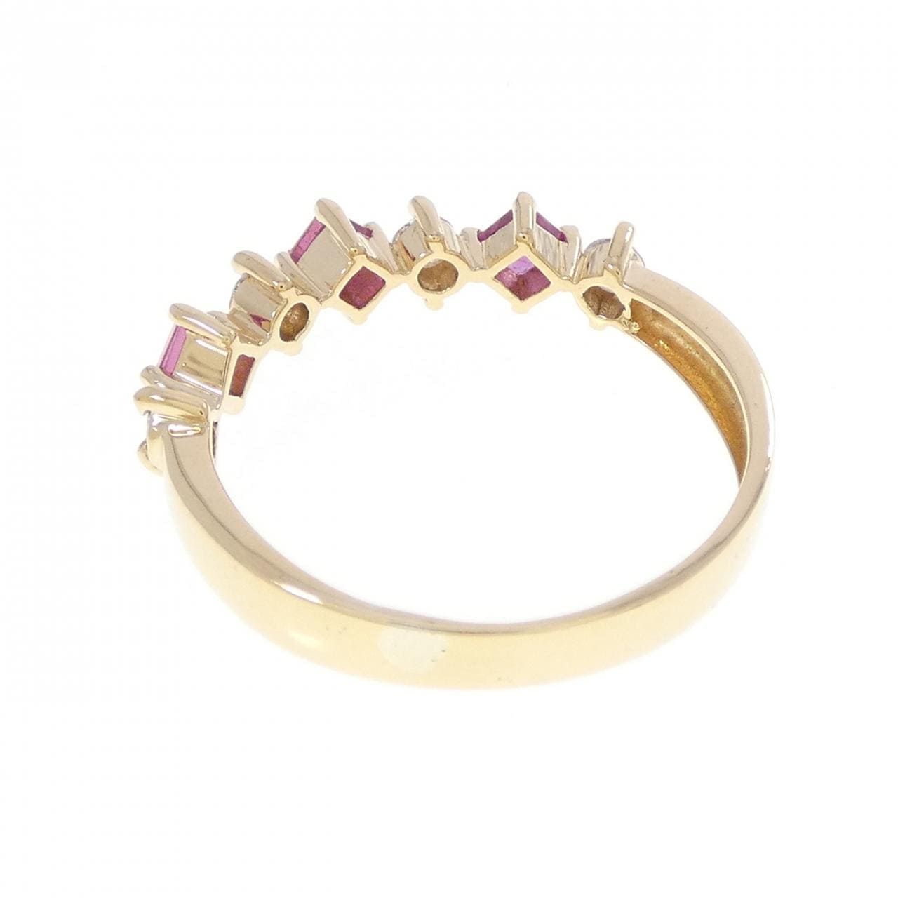 K18YG ルビー リング 0.36CT