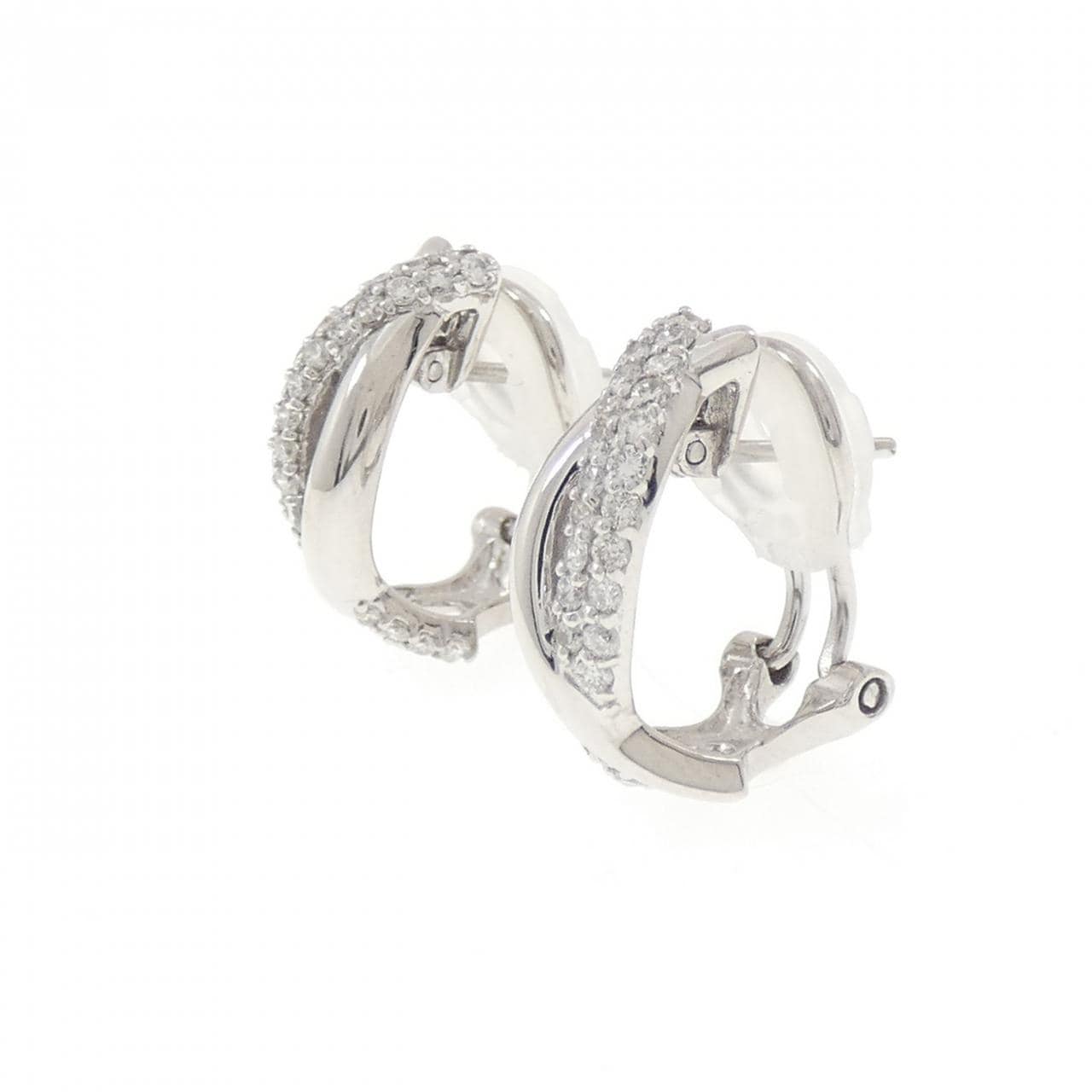 K18WG ダイヤモンド ピアス/イヤリング 0.50CT