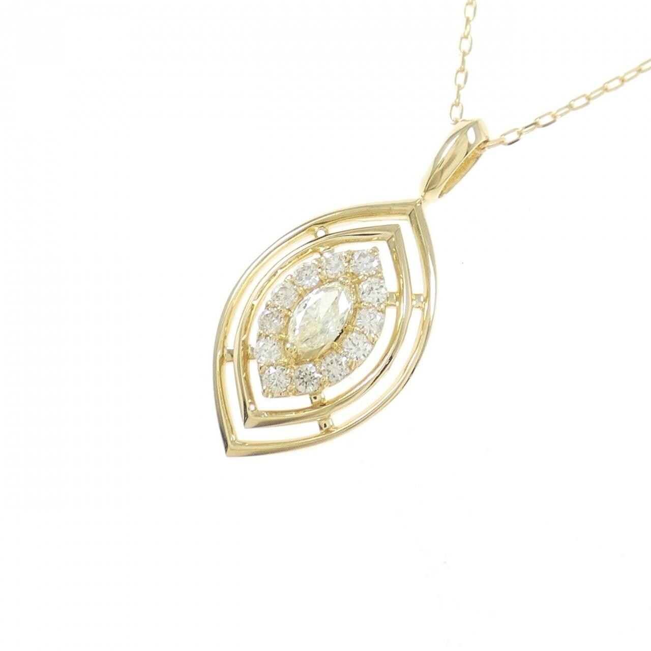 【新品】K18YG ダイヤモンド ネックレス 0.17CT