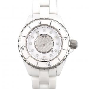 シャネル J12 33mmセラミック･12P･センターパヴェ H2123 セラミック クォーツ