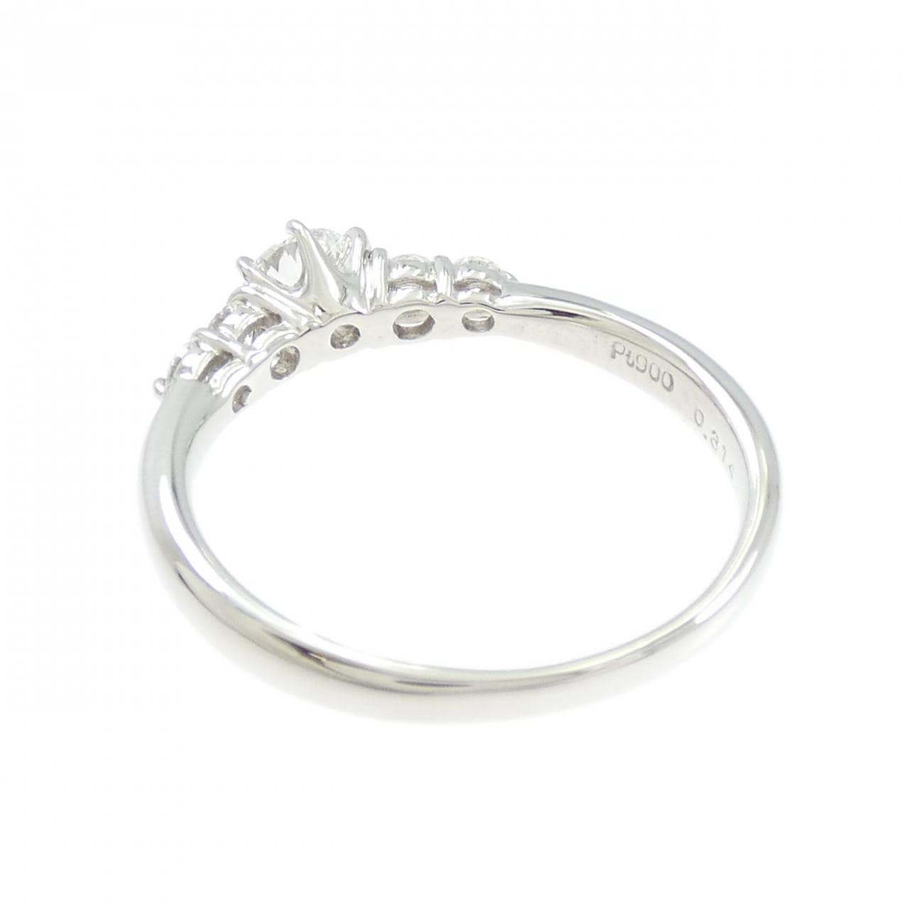 PT900 ダイヤモンド リング 0.314CT D VS2 3EXT H&C