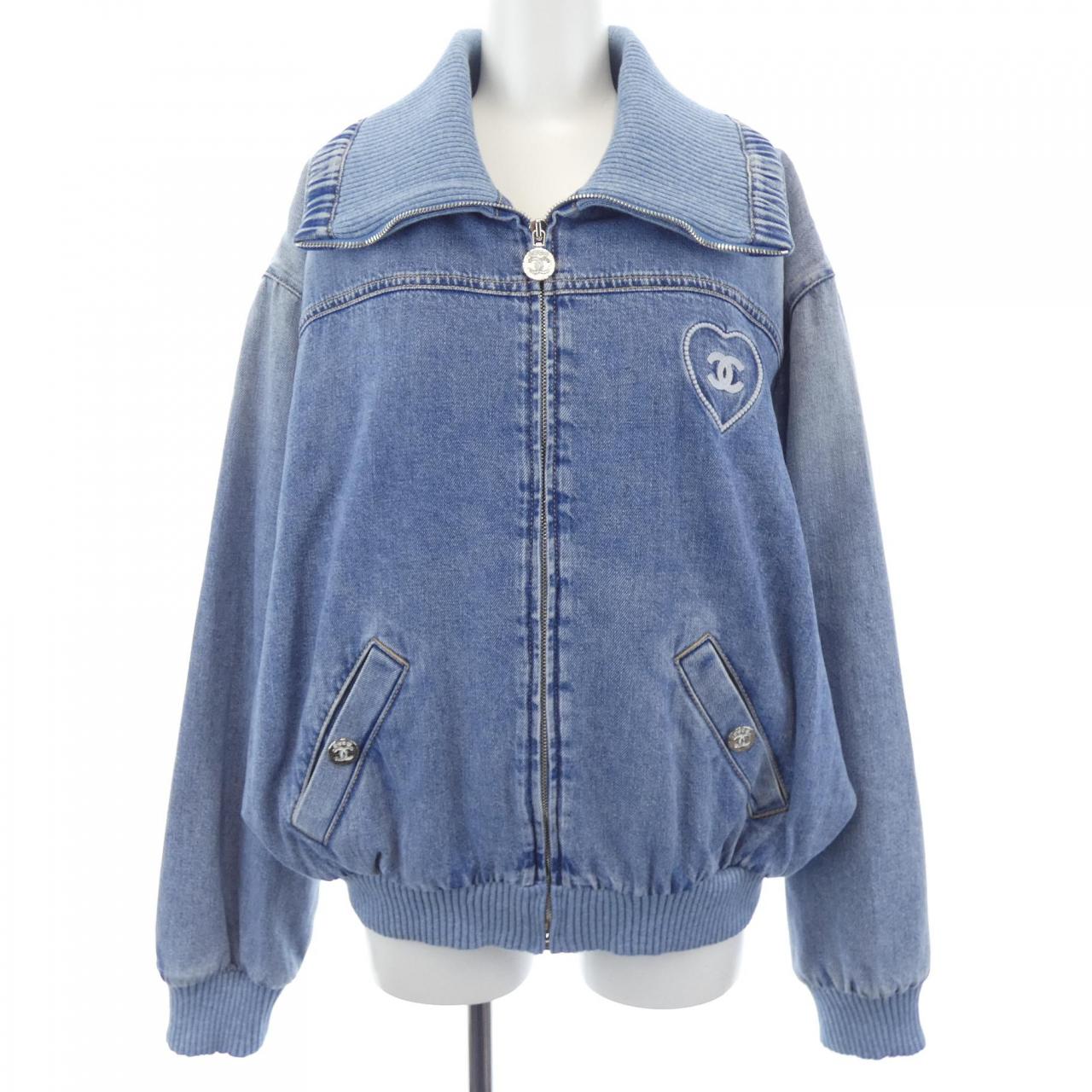 シャネル CHANEL LOOK4 ココビーチ P78559V71192 25M デニムジャケット