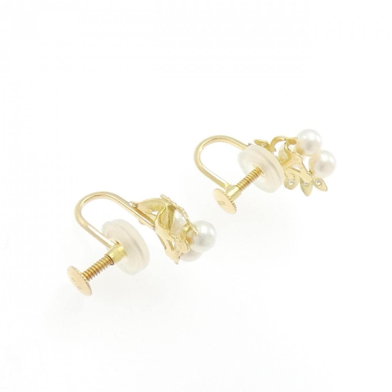 K18YG アコヤパール イヤリング