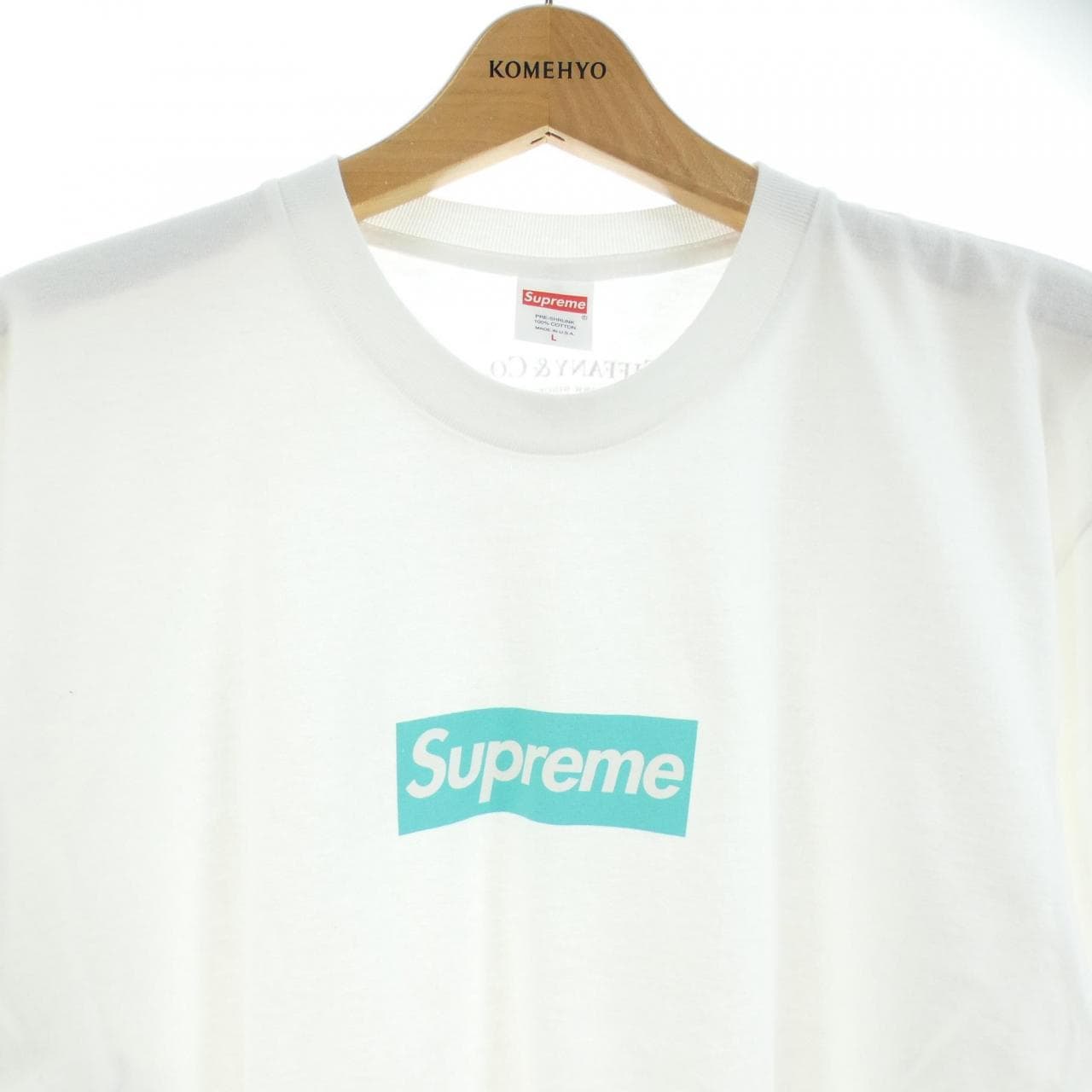 シュプリーム SUPREME TIFFANY&CO. BOX LOGO Tシャツ