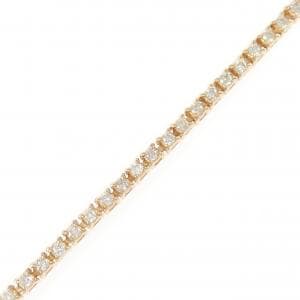 K18PG ダイヤモンド ブレスレット 1.00CT