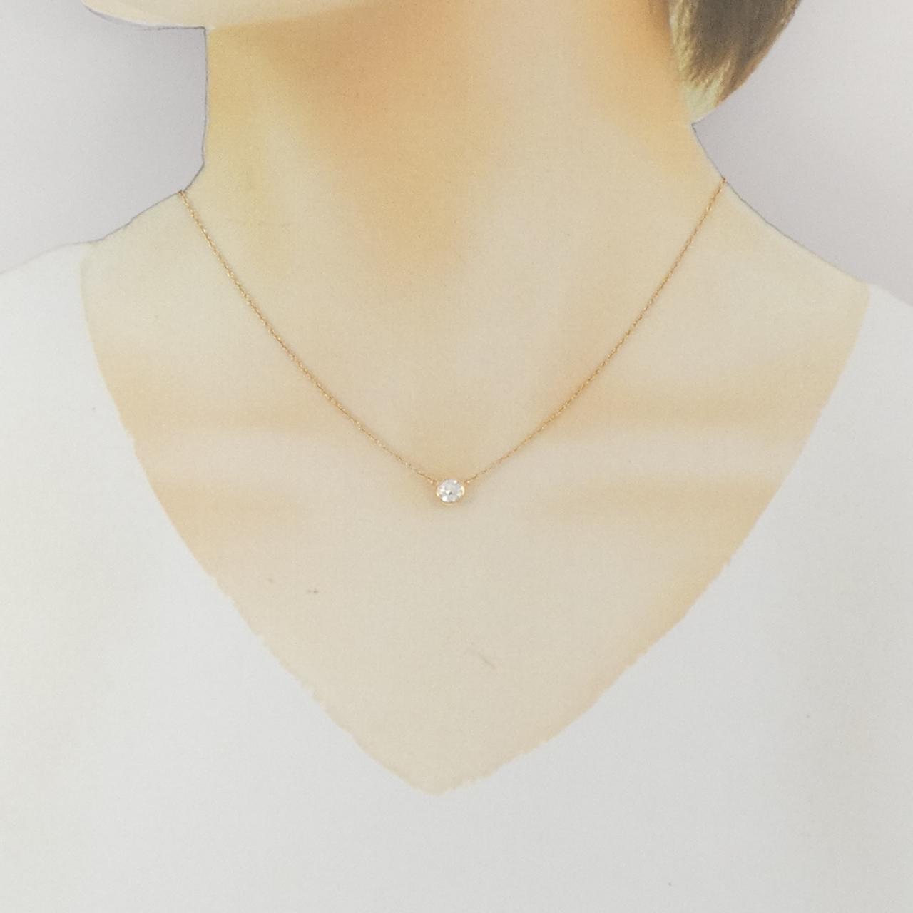 ティファニー バイザヤード ネックレス 0.40CT G VVS2 3EXT