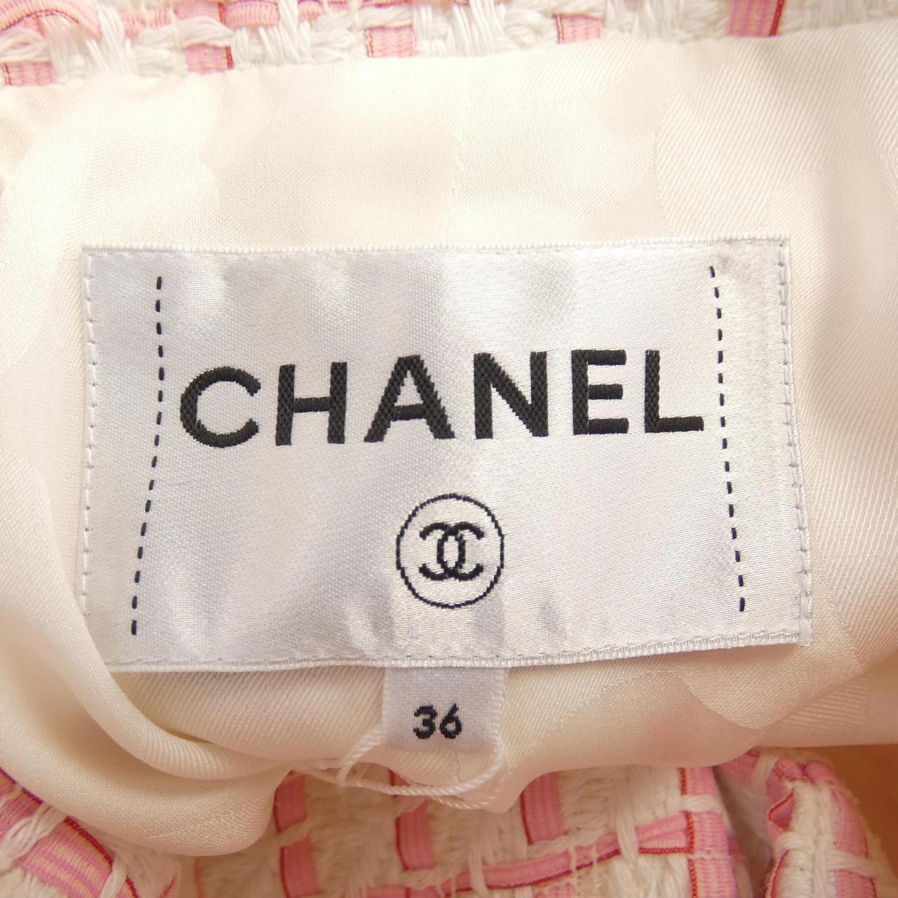 シャネル CHANEL ノーカラージャケット