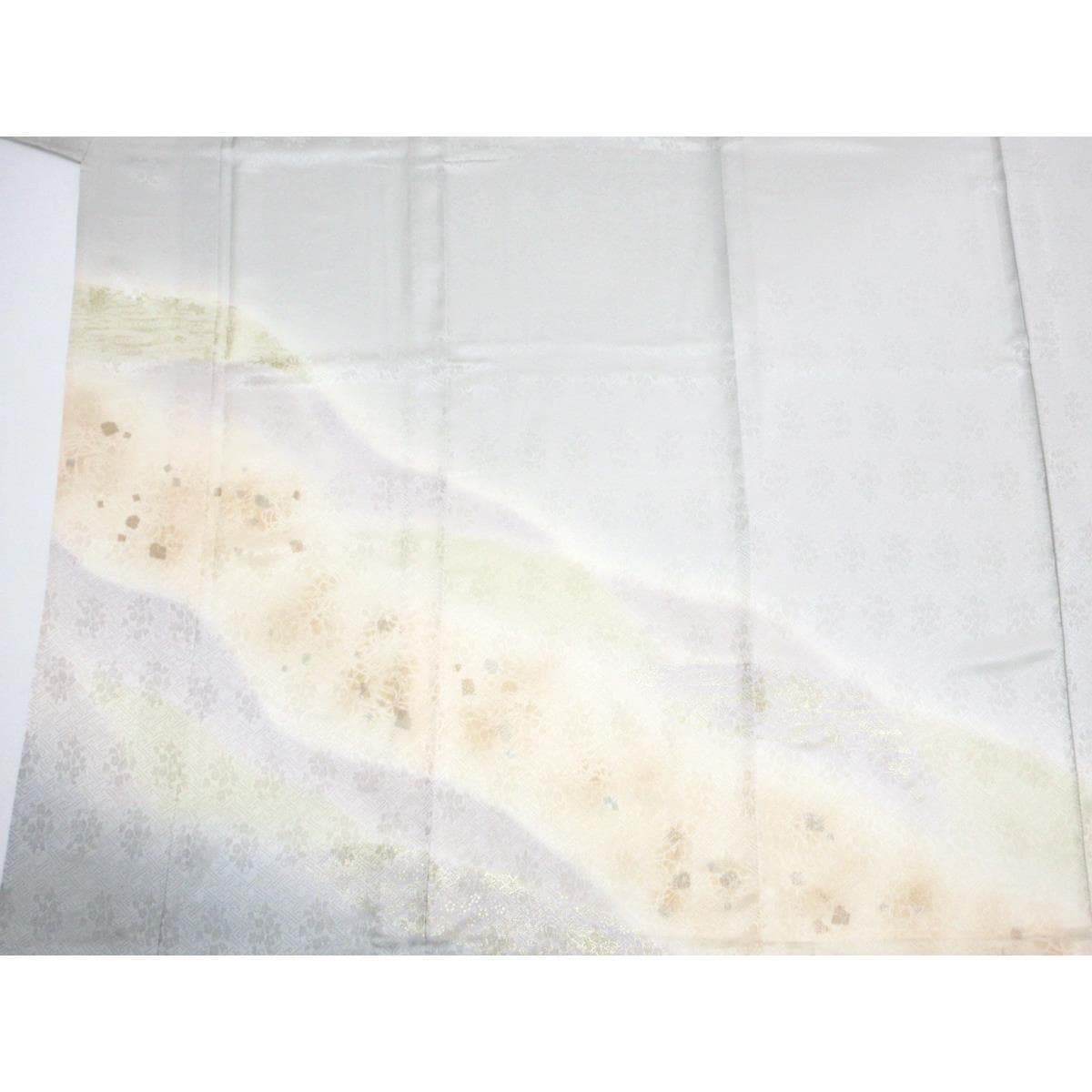 【未使用品】単衣　訪問着　金彩加工ボカシ染