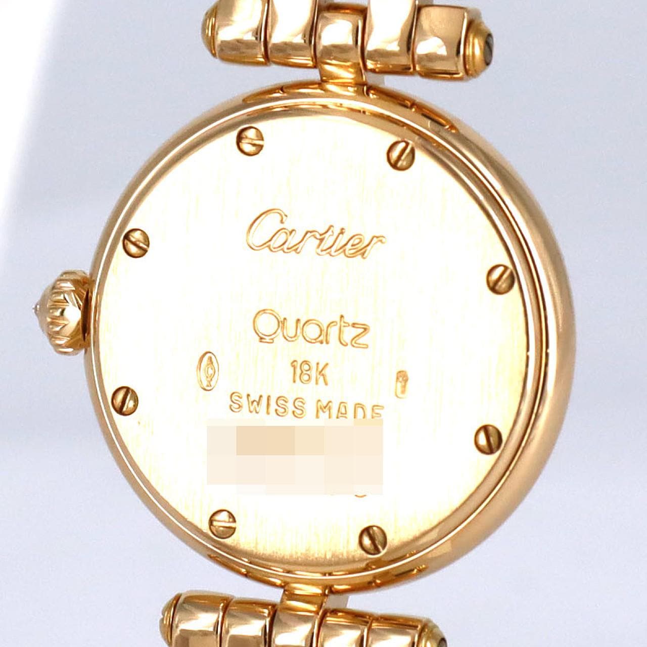 Cartier Panthère VENDOME SM YG/D・手鍊 1ROW 鑽石 884701FD YG石英