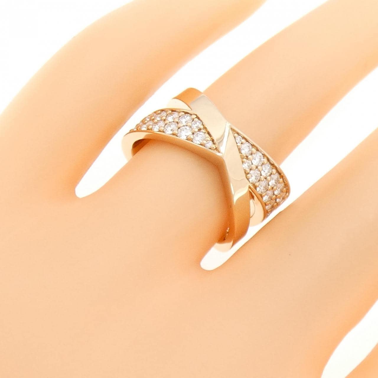 TIFFANY X 寬戒指 0.51CT