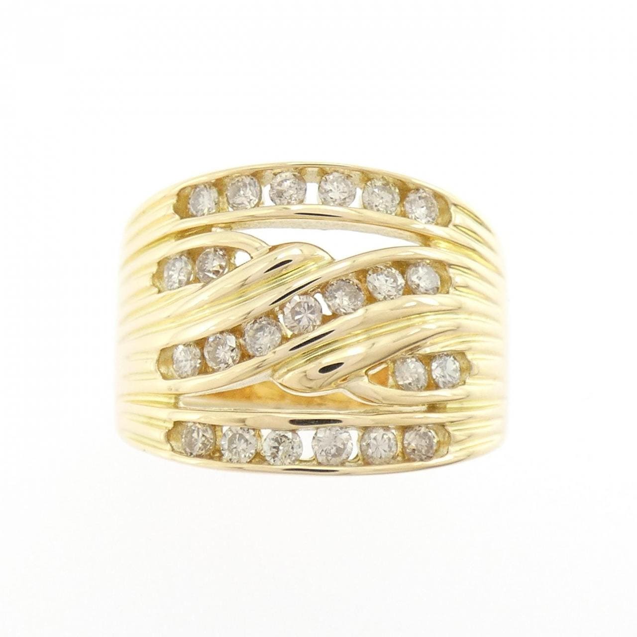 K18YG ダイヤモンド リング 0.50CT