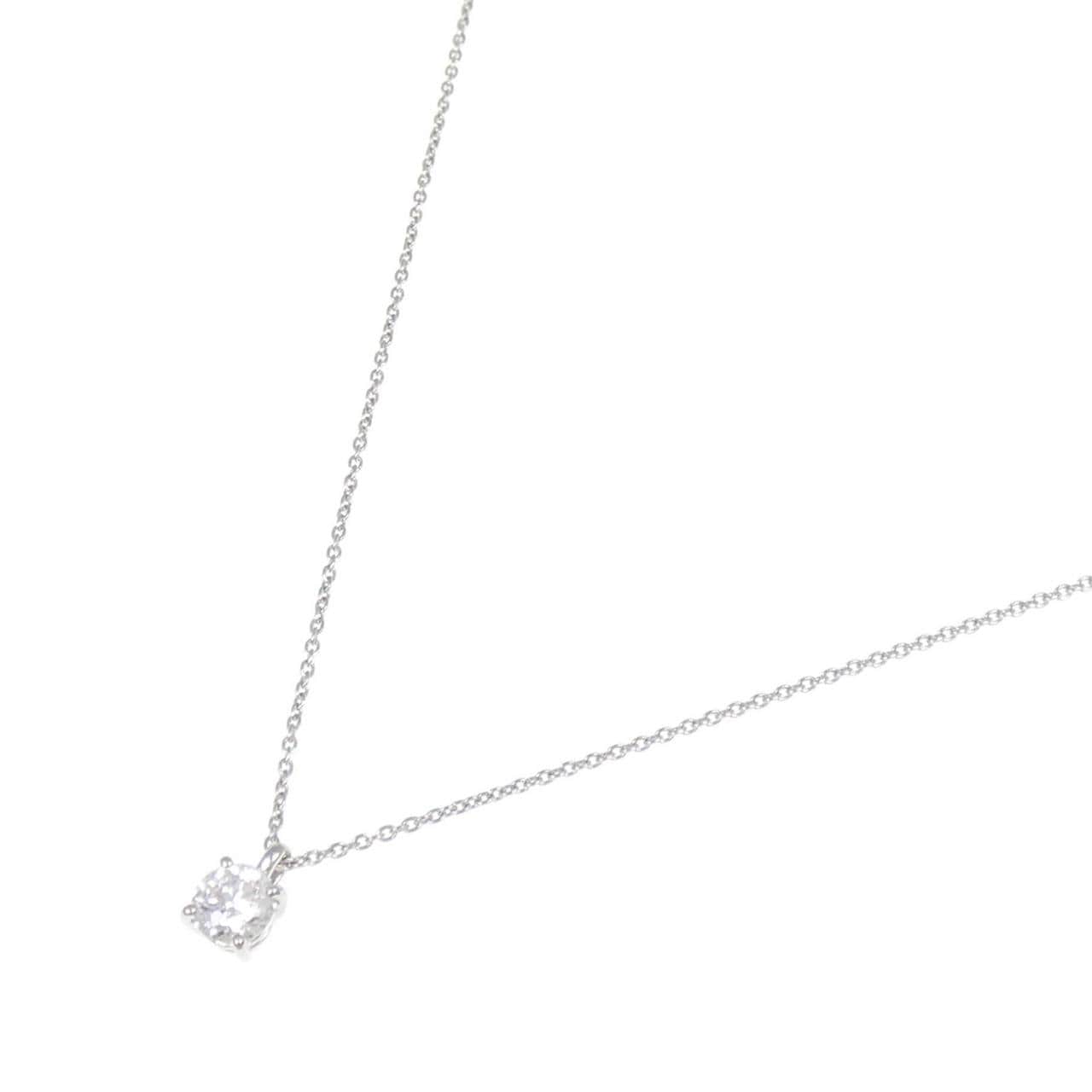 【リメイク】PT ダイヤモンド ネックレス 0.319CT E SI1 3EXT H&C