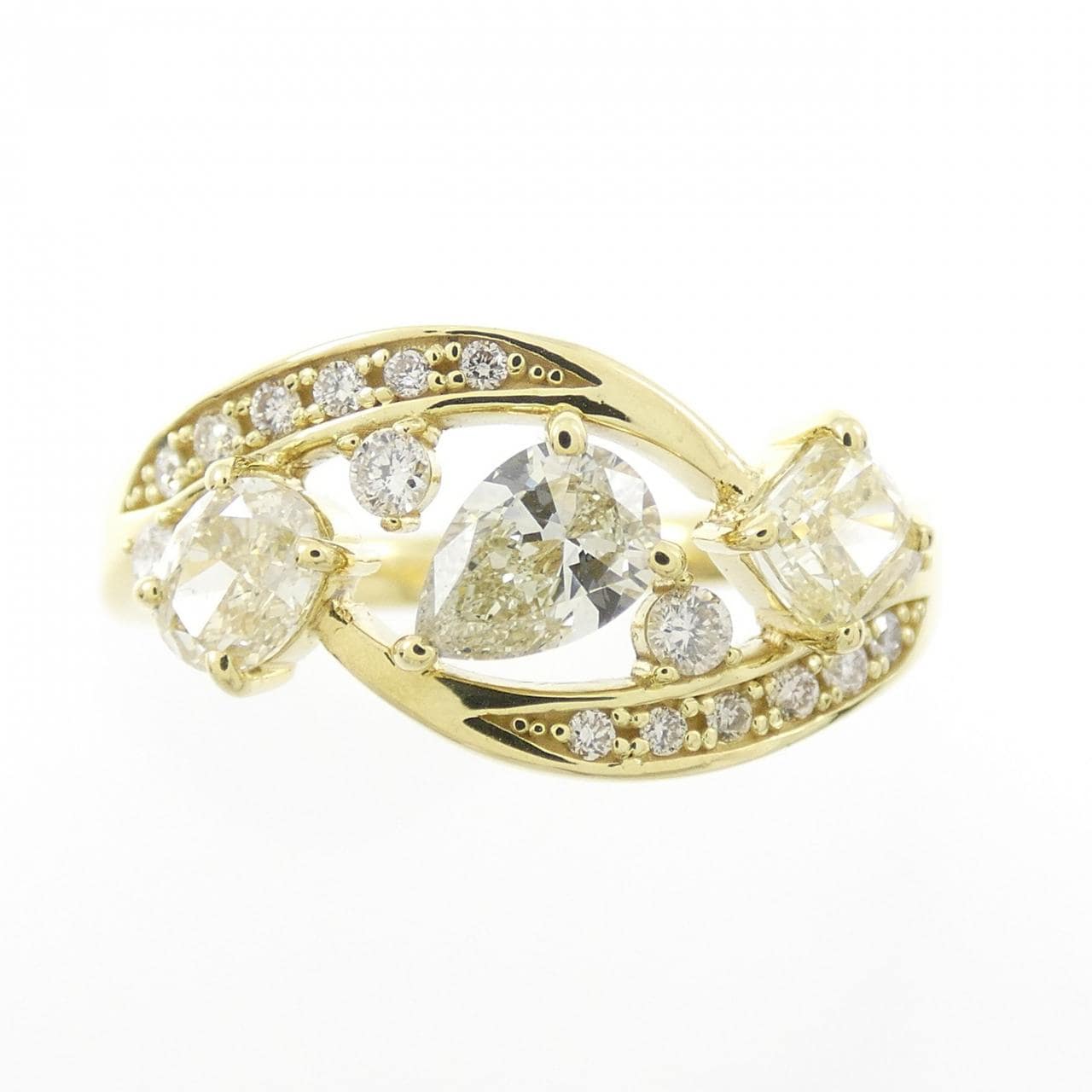 【新品】K18YG ダイヤモンド リング 0.82CT