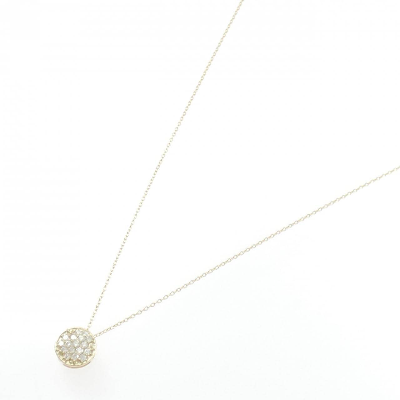 【リメイク】K10YG ダイヤモンド ネックレス 0.20CT