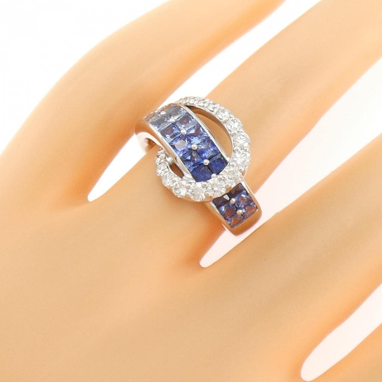 ジュネ サファイヤ リング 2.10CT