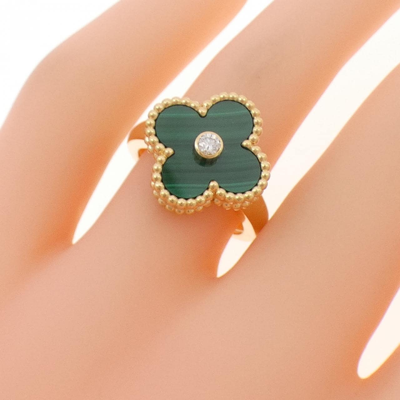 ヴァンクリーフ&アーペル ヴィンテージアルハンブラ リング