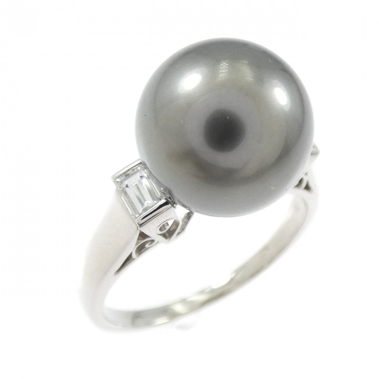 ミキモト 黒蝶パール リング 11.1mm