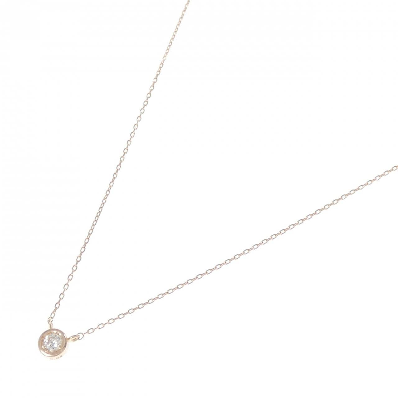 K10PG ダイヤモンド ネックレス 0.05CT