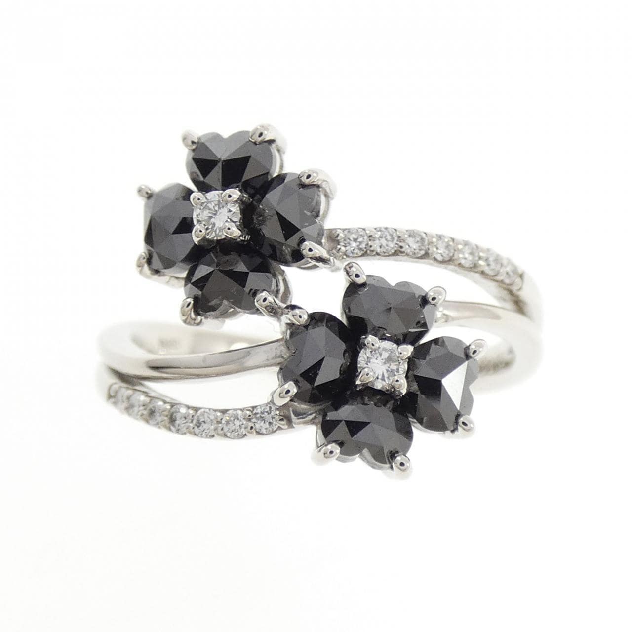 PT950 フラワー ダイヤモンド リング 1.00CT