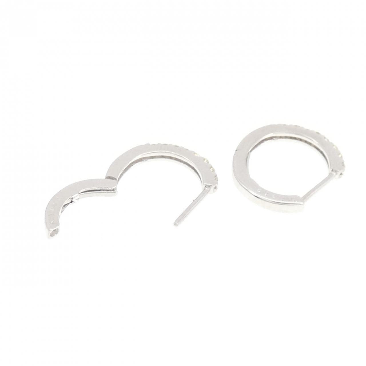 K18WG ダイヤモンド ピアス 0.20CT