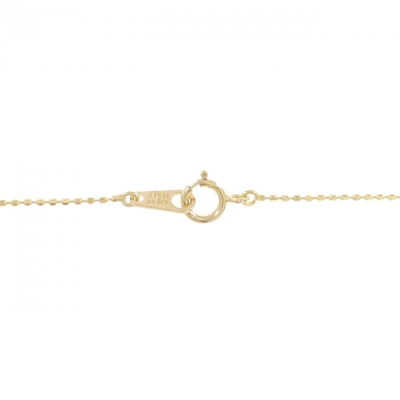 K18YG ダイヤモンド ネックレス 0.1CT