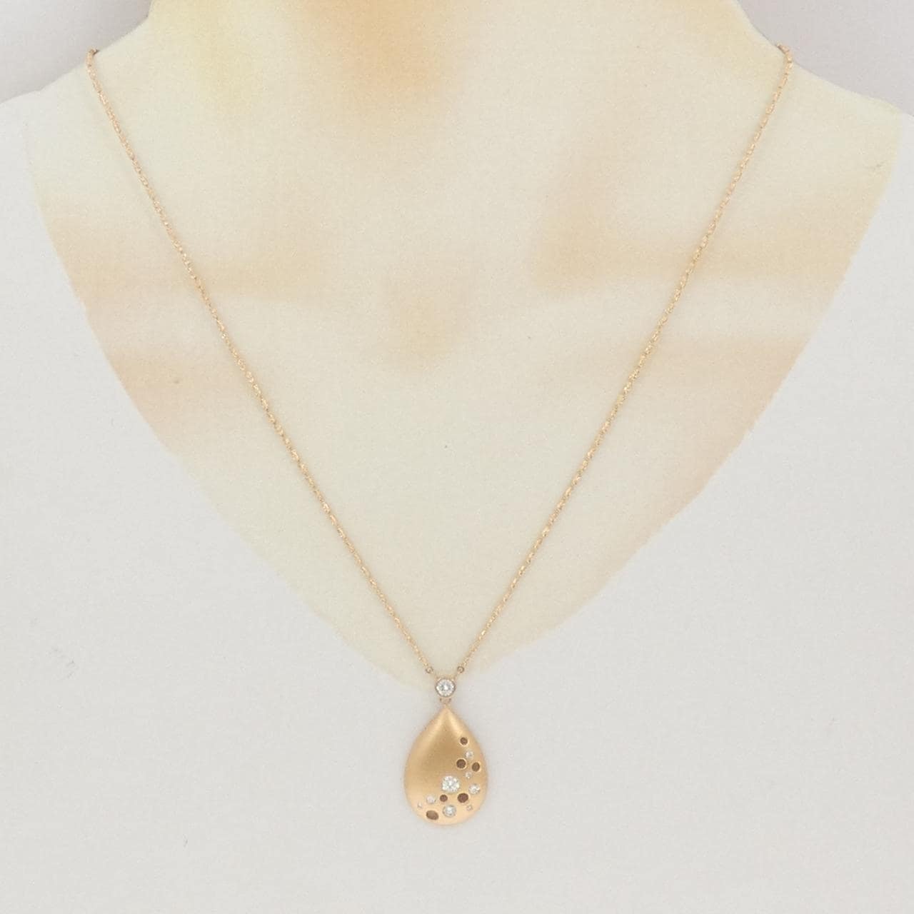 K18PG ダイヤモンド ネックレス 0.238CT