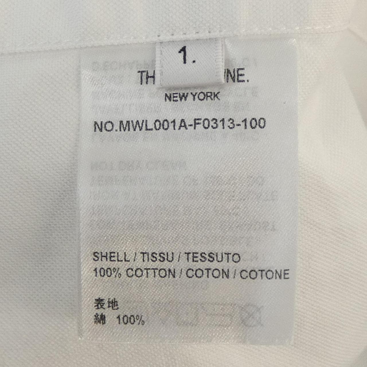 トムブラウン THOM BROWNE MWL001A-F0313 シャツ