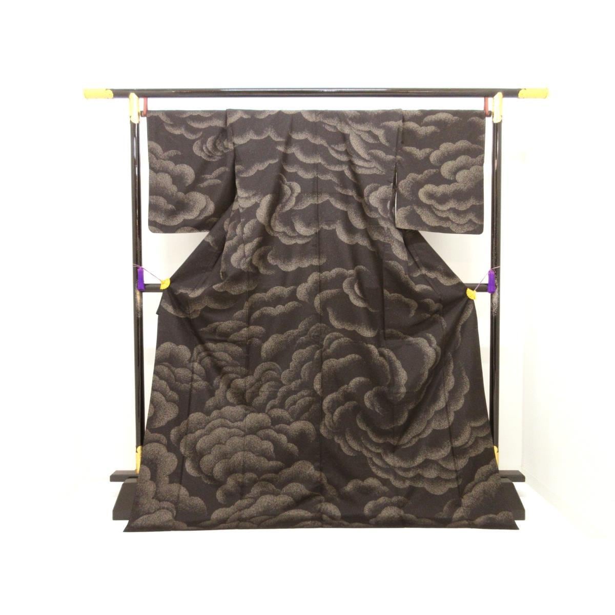 訪問着【縞大島紬】