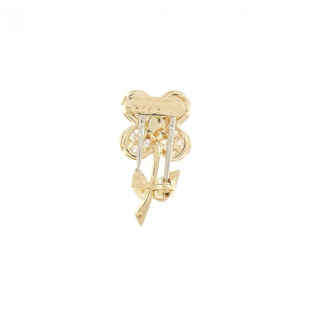 ヴァンクリーフ&アーペル トレフル ブローチ 0.36CT
