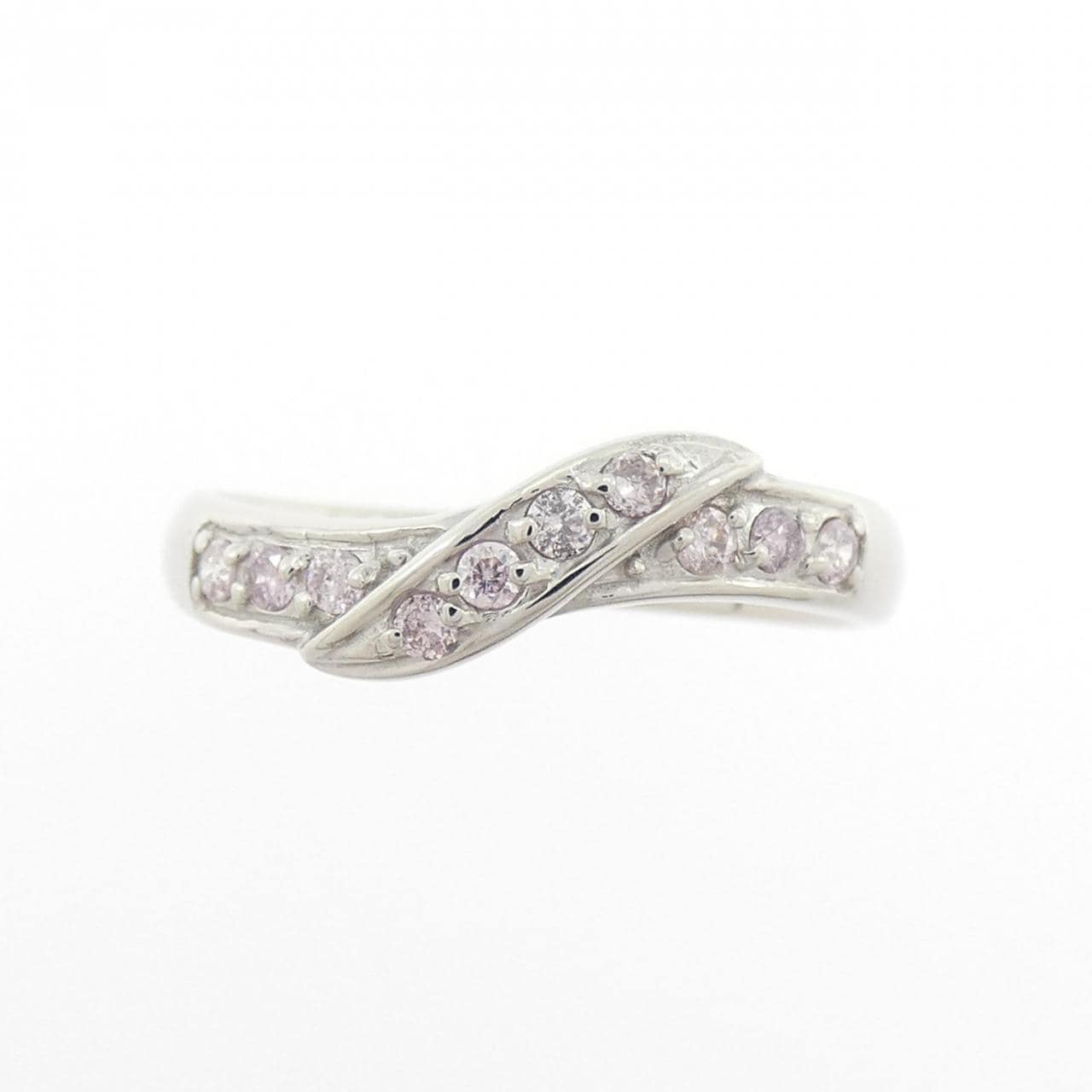 PT900 ピンクダイヤモンド リング 0.13CT
