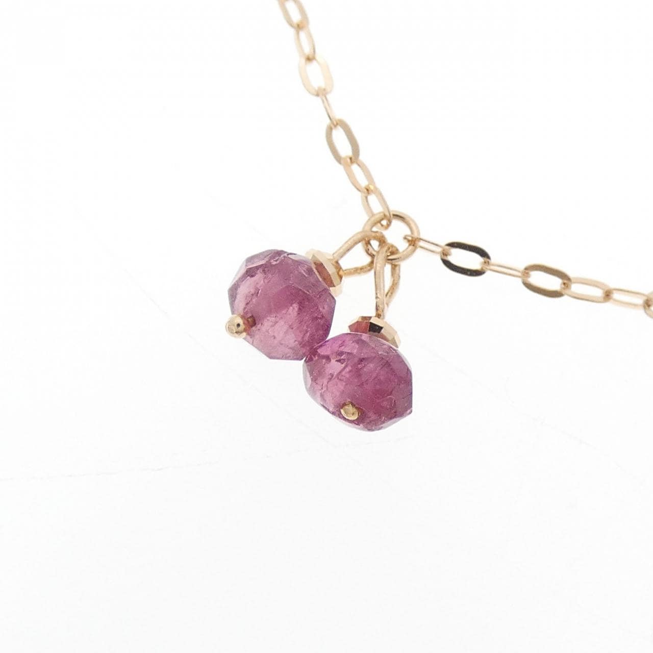 K18PG トルマリン ネックレス 4.30CT