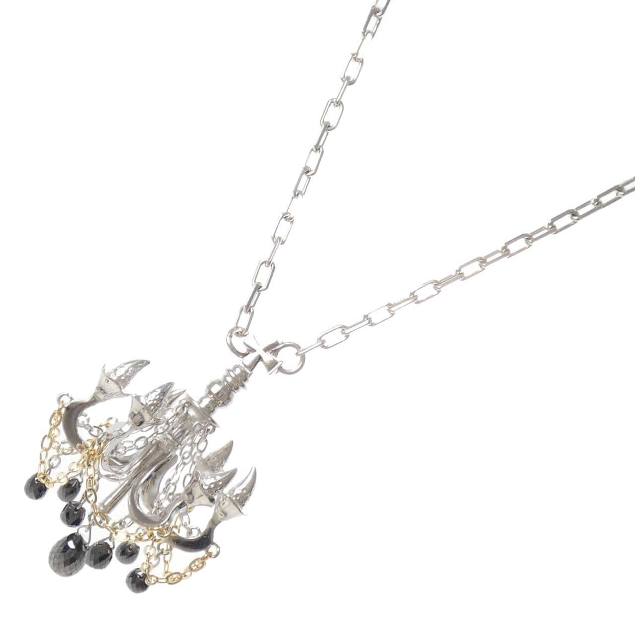 K10WG/K10YG/925 ダイヤモンド ネックレス