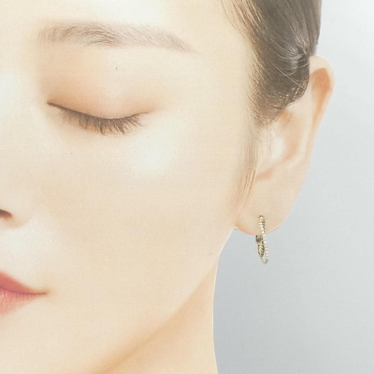 K18YG Diamond Earrings 0.20CT (Single)