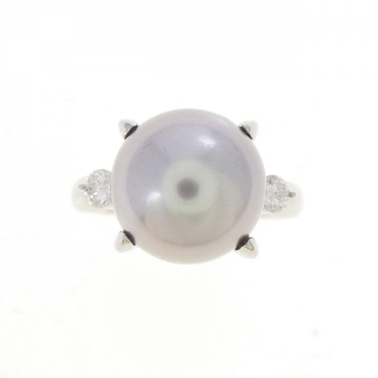 PT900 黒蝶パール リング 10.7mm