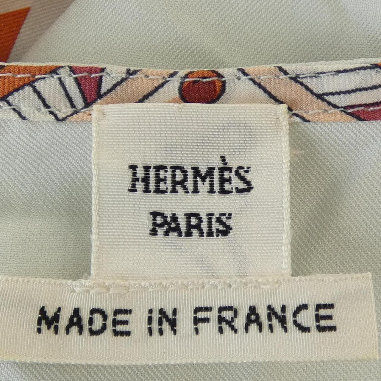 エルメス HERMES LE JARDIN MAHARANI RECADRE *76-7608 ツイルレーヌ. トップス