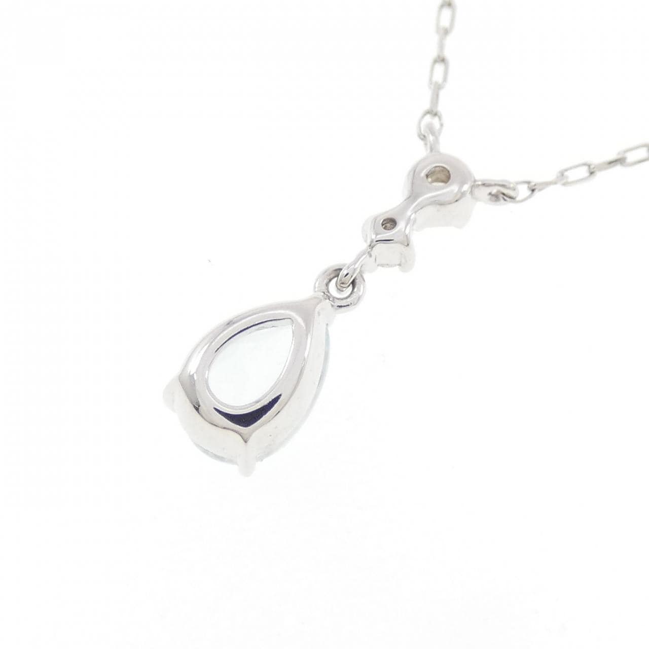 4゜C アクアマリン ネックレス
