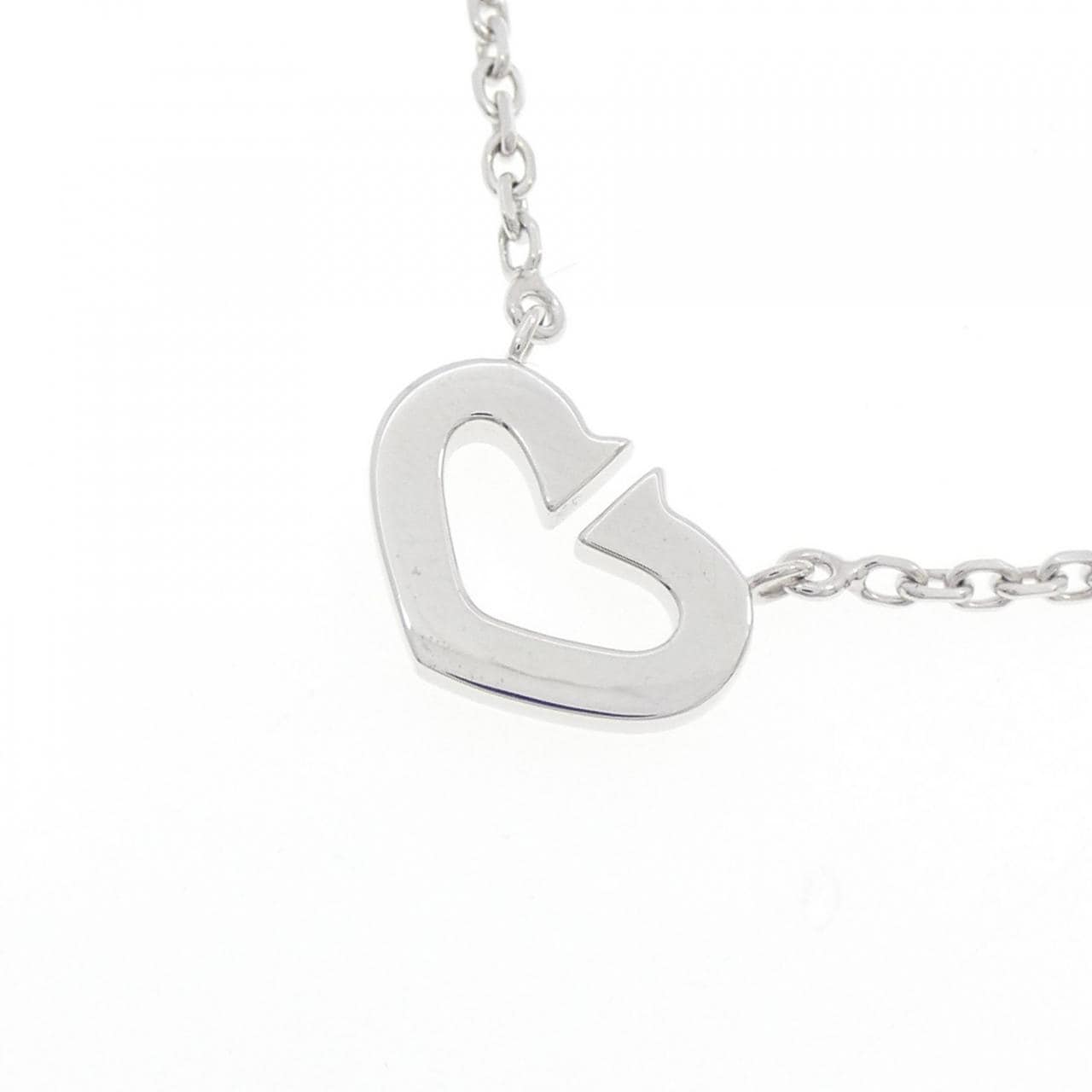 カルティエ Cハート ネックレス