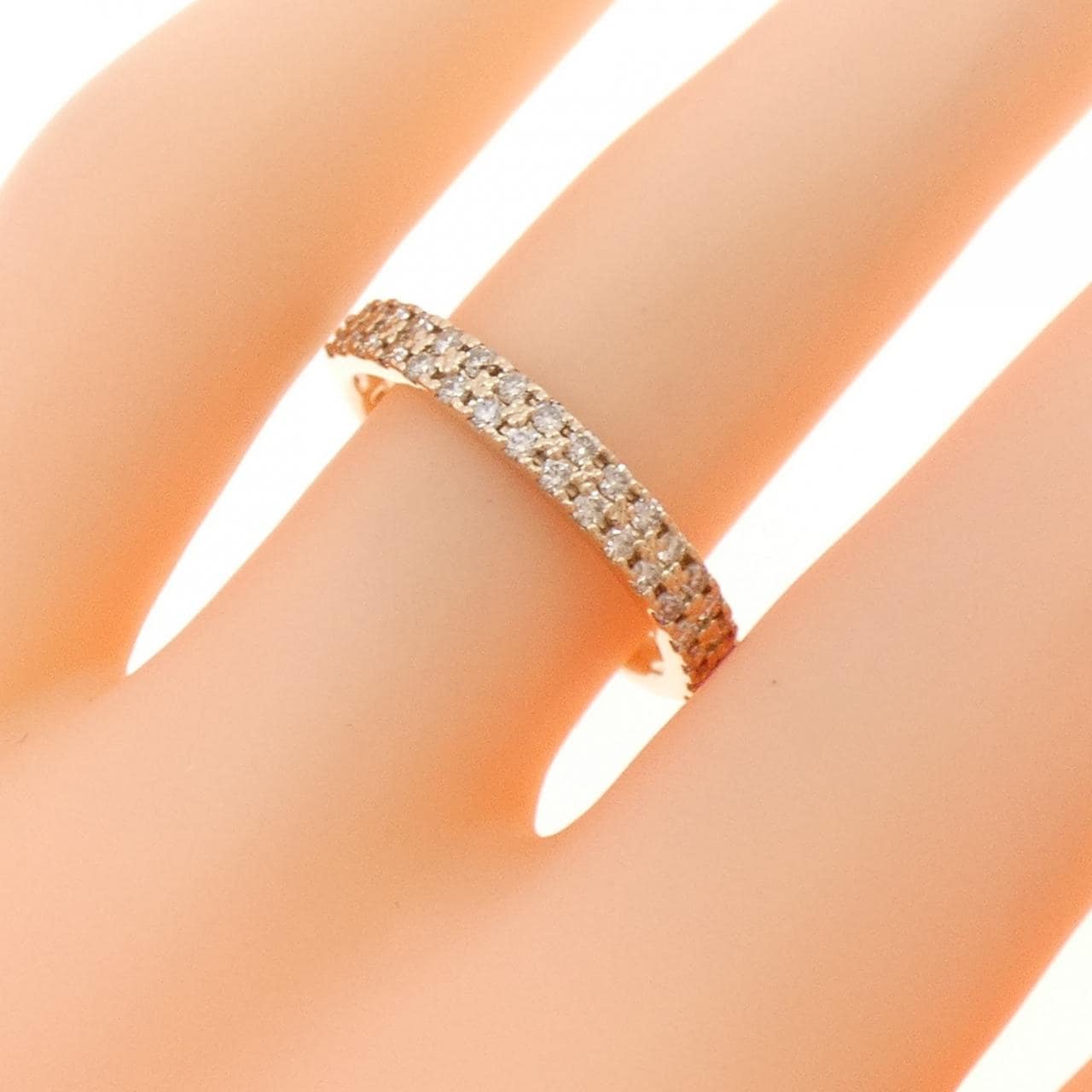 K18PG ダイヤモンド リング 0.30CT