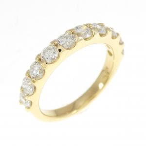[BRAND NEW] K18YG Diamond Ring 1.012CT F VS2-SI1 EX-VG