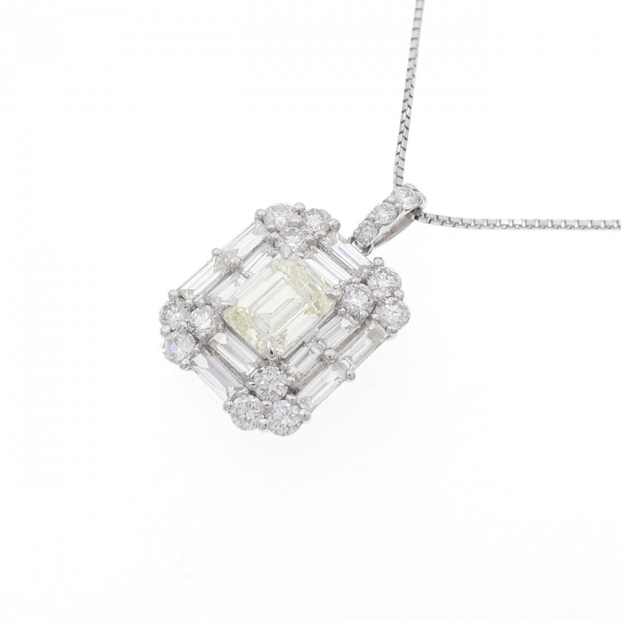 PT ダイヤモンド ネックレス 1.011CT