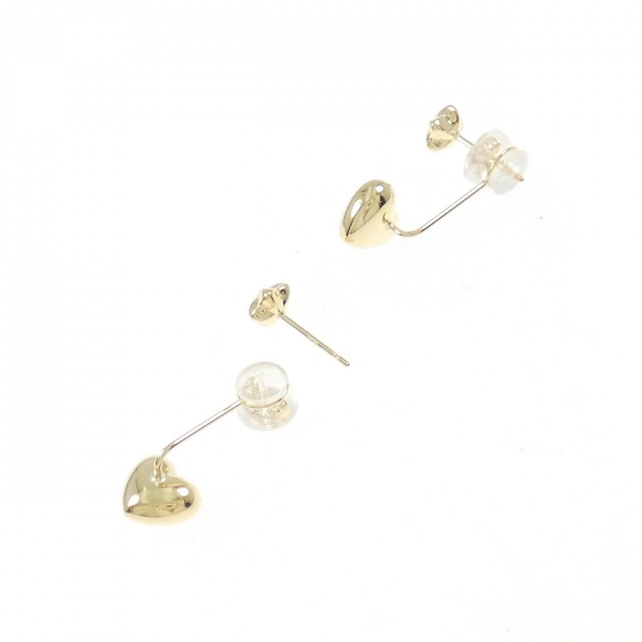 [BRAND NEW] K18YG Star x Heart Earrings