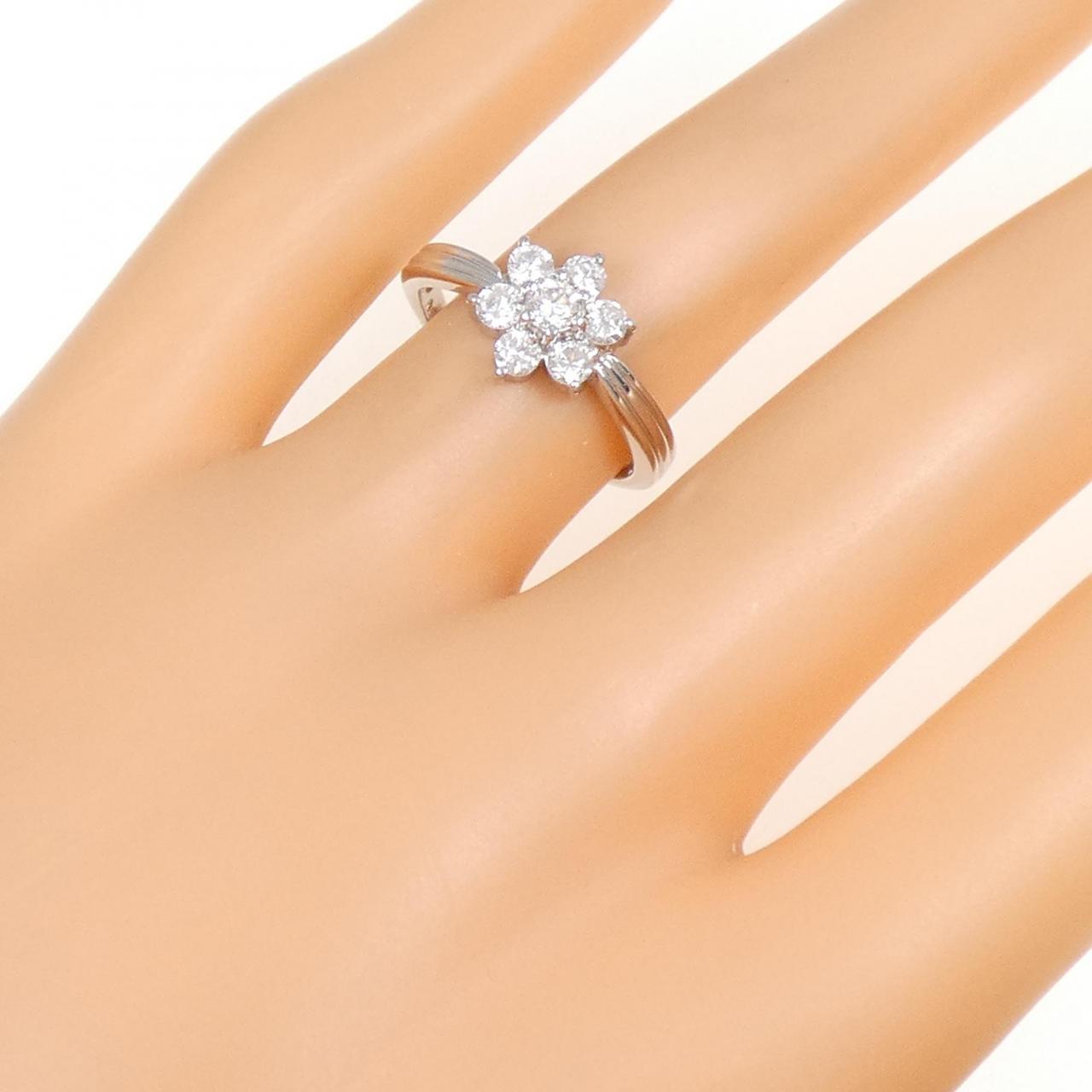 PT フラワー ダイヤモンド リング 0.50CT