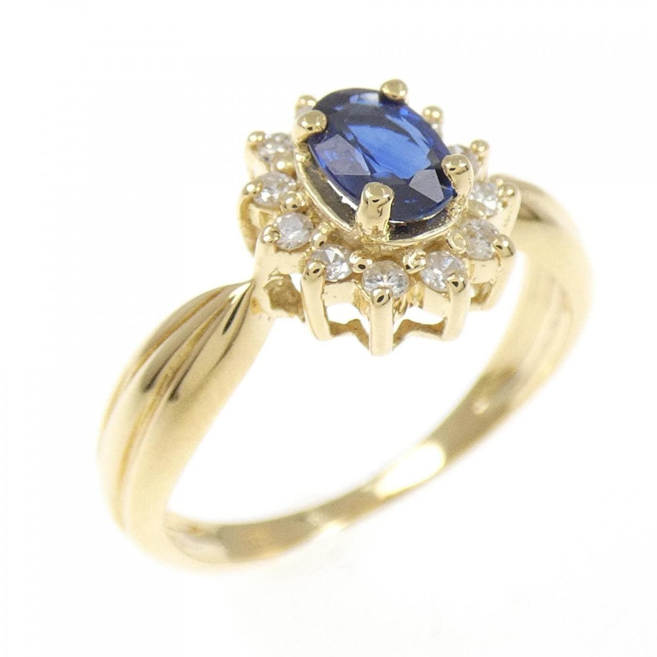 18KYG sapphire ring