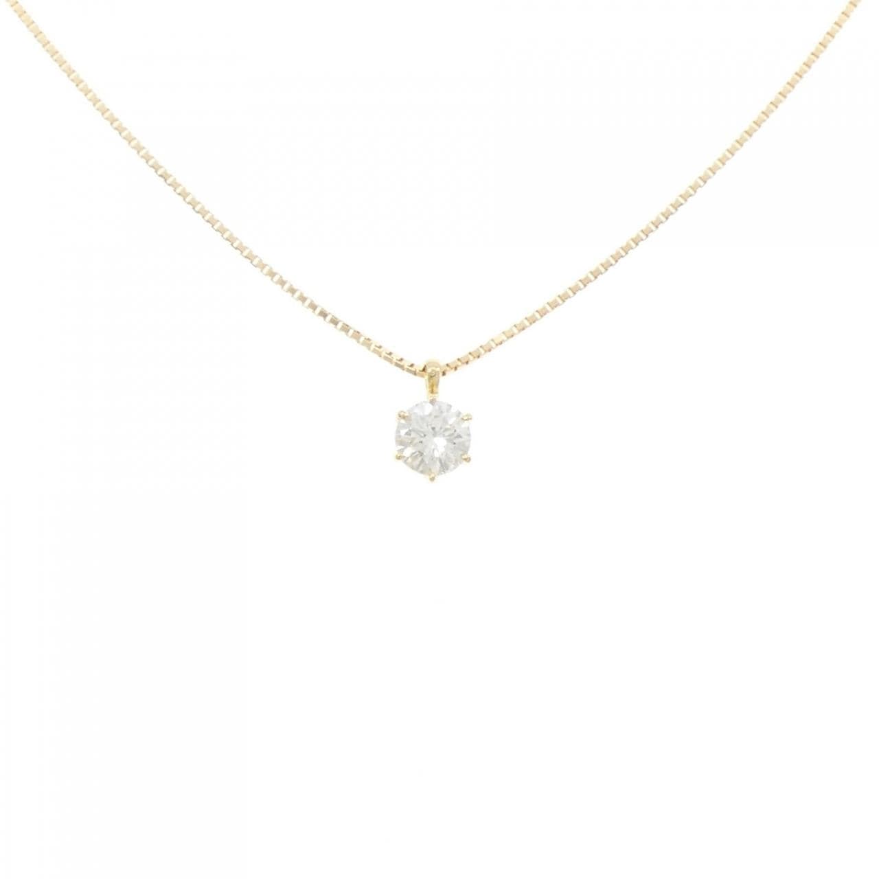 【新品】K18YG ダイヤモンド ネックレス 0.526CT H SI2 VG