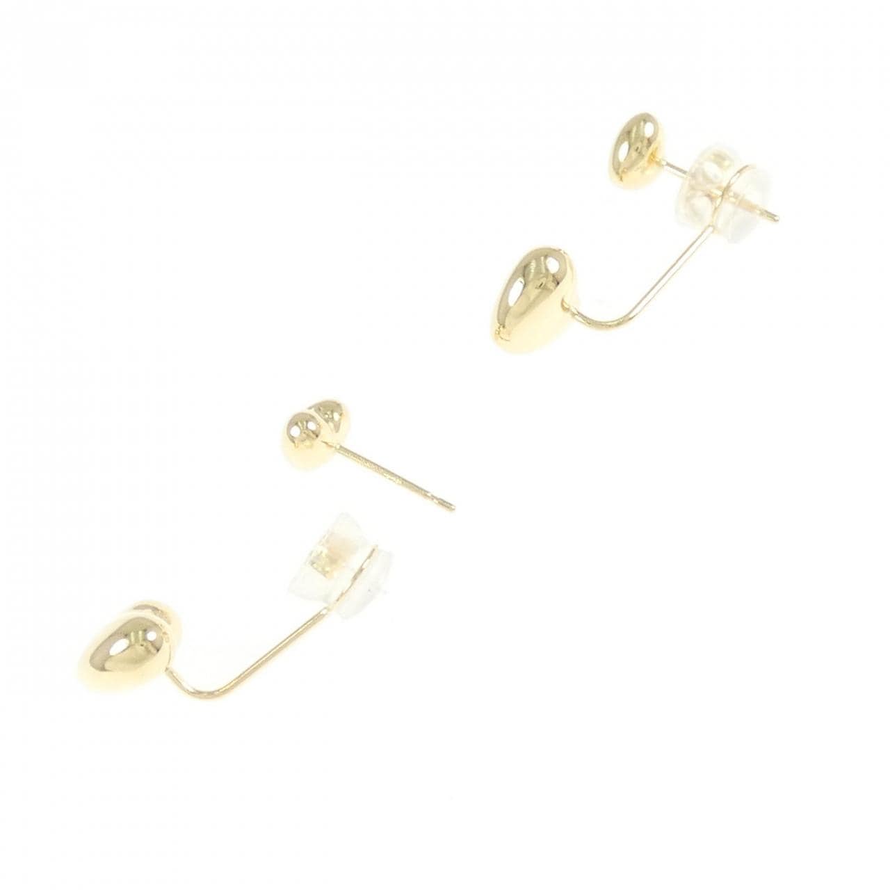 【新品】K18YG ハート ピアス